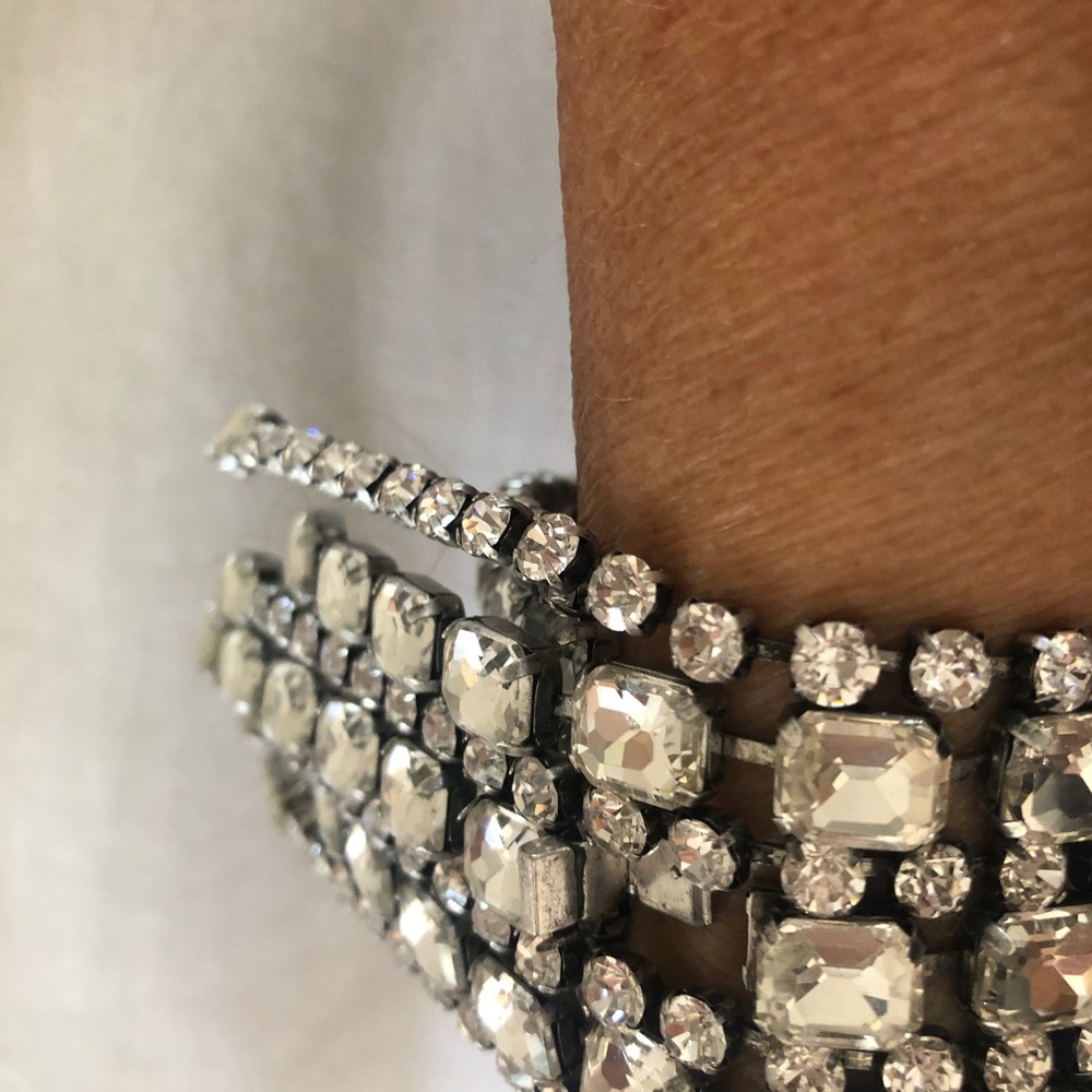 Rhinestone Statement Bracelet - image 3